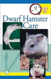 Cover of: Quick and Easy Dwarf Hamster Care (Quick & Easy)