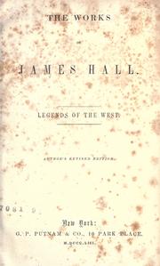 Legends of the West by Hall, James
