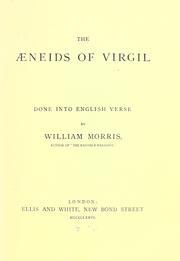 Cover of: The AEneids of Virgil by Publius Vergilius Maro