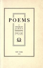 Cover of: Poems by James, Charles, James, Charles