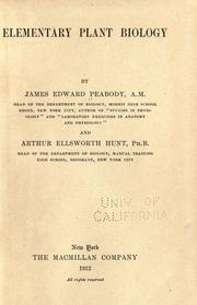 Cover of: Elementary plant biology by James Edward Peabody