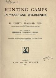 Cover of: Hunting camps in wood and wilderness