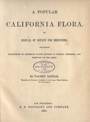 A popular California flora by Volney Rattan