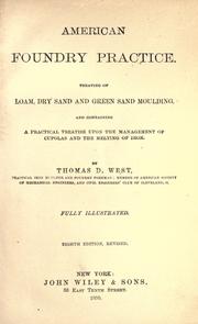 Cover of: American foundry practice. by Thomas D. West