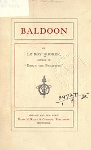 Cover of: Baldoon. by LeRoy Hooker