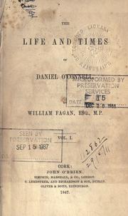 Cover of: life and times of Daniel O'Connell.
