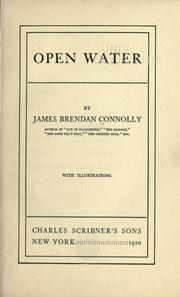 Cover of: Open water