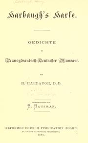 Cover of: Harbaugh's Harfe by Henry Harbaugh