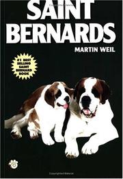 Cover of: Saint Bernards (Kw Series , No 109s) by Martin Weil