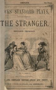 Cover of: The stranger [a drama in five acts