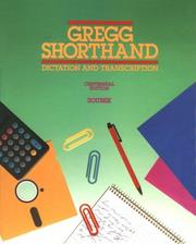 Cover of: Gregg shorthand. by Charles E. Zoubek
