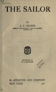 Cover of: The sailor by J. C. Snaith