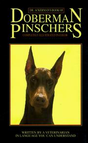 Cover of: Dr. Ackerman's book of the Doberman pinscher by Lowell J. Ackerman