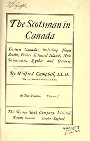 Cover of: The Scotsman in Canada. by Campbell, Wilfred