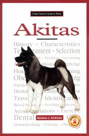 Cover of: A New Owner's Guide to Akitas (JG Dog)