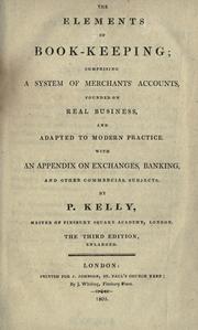 Cover of: The elements of book-keeping by P. Kelly