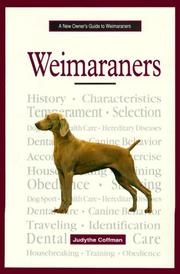 Cover of: A new owner's guide to weimaraners