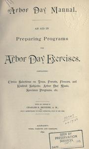 Arbor day manual by Skinner, Charles Rufus