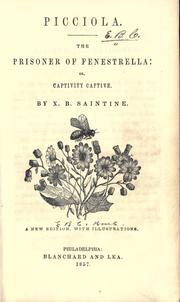 Cover of: Picciola. by Joseph Xavier Boniface Saintine