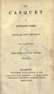 Cover of: The Casquet of literary gems