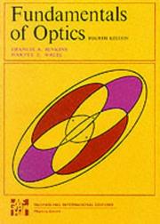 Cover of: Fundamentals of Optics (Electromagnetics) by Francis A. Jenkins