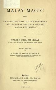 Cover of: Malay magic by Walter W. Skeat