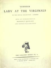 Cover of: Vermeer: Lady at the virginals: in the Royal Collection, London.