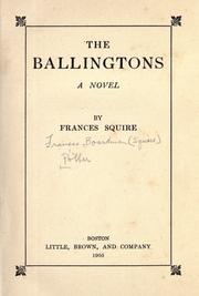 Cover of: Ballingtons: a Novel