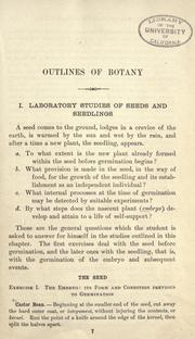 Cover of: Outlines of botany for the high school laboratory and classroom: (based on Gray's Lessons in botany)