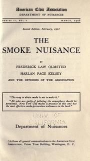 Cover of: The smoke nuisance