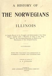 Cover of: A history of the Norwegians of Illinois