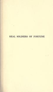 Cover of: Real soldiers of fortune by Richard Harding Davis