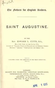 Cover of: Saint Augustine by Cutts, Edward Lewes