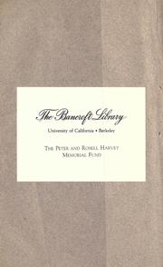 Cover of: Before the United States Surveyor-General of California, in the matter of the Rancho Corte Madero del Presidio by 