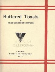 Cover of: Buttered toasts