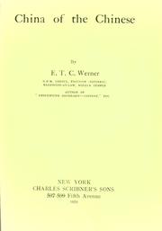 Cover of: China of the Chinese
