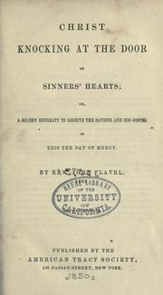 Cover of: Christ knocking at the door of sinners' hearts