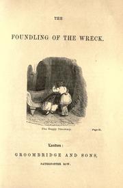 Cover of: The foundling of the wreck. by 