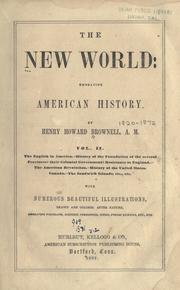 The new world by Henry Howard Brownell