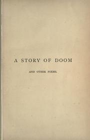 Cover of: A story of doom ; and other poems