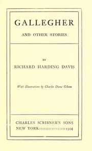 Cover of: Gallegher and other stories by Richard Harding Davis
