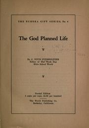 Cover of: The God planned life