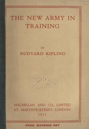 Cover of: The  new army in training by Rudyard Kipling