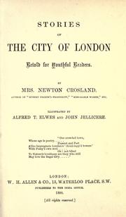 Cover of: Stories of the city of London: retold for youthful readers