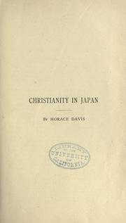 Cover of: Christianity in Japan