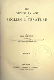 The Victorian age of English literature