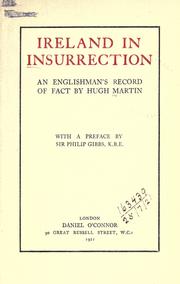 Cover of: Ireland in insurrection by Martin, Hugh