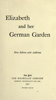 elizabeth and her german garden review