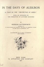 In the days of Audubon by Hezekiah Butterworth