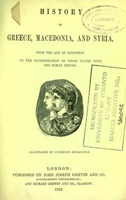 History of Greece, Macedonia, and Syria by William Roe Lyall